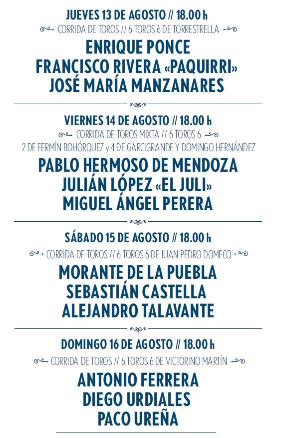 Carteles toros San Sebastián 2015 | Feria taurina de Illumbe