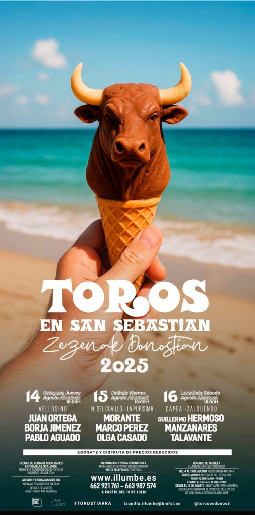 Carteles toros San Sebastián 2025