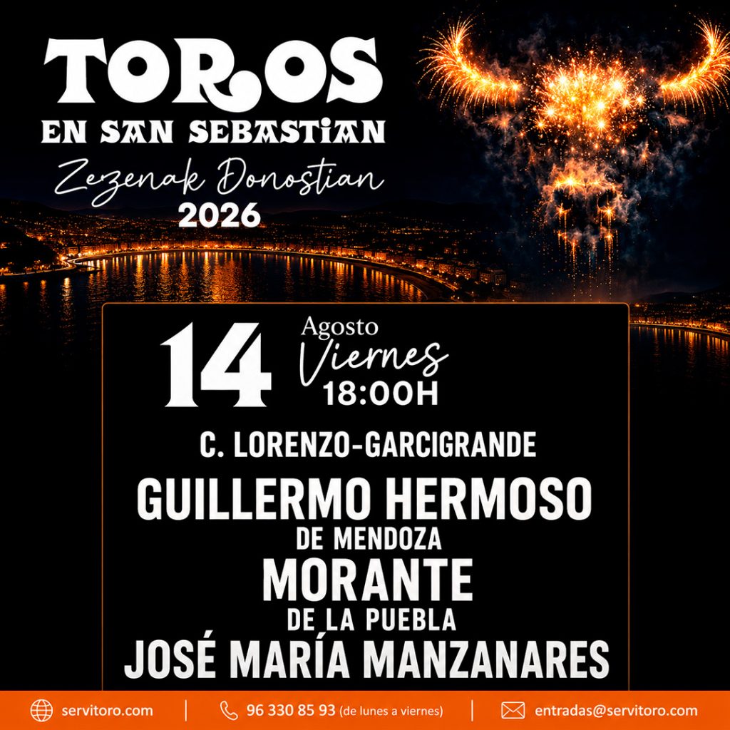 San Sebastián Bullfighting Festival 2026