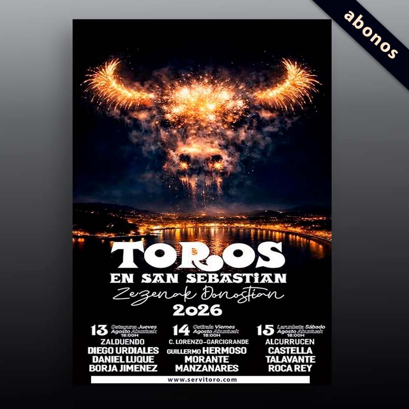 San Sebastián Bullfighting Festival 2026 Season Ticket